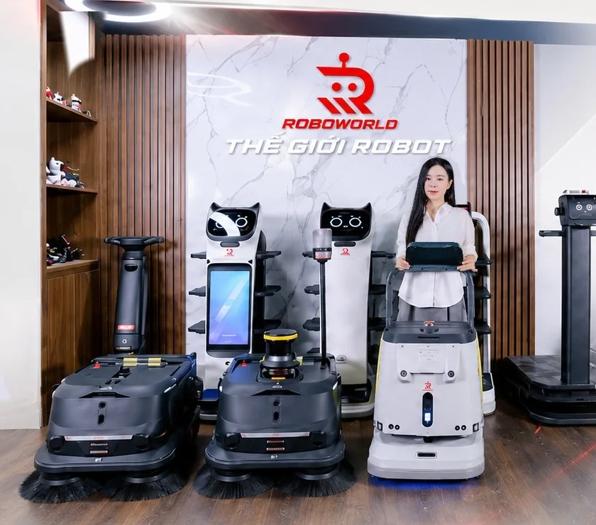 Showroom robot PUDU tại Hà Nội